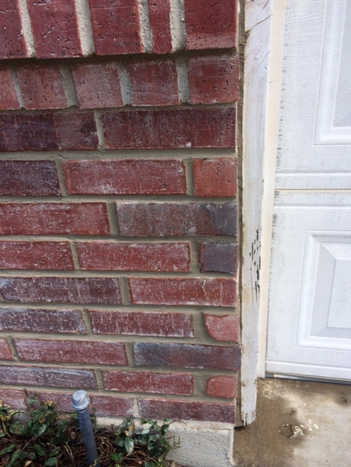 Brick and Mortar Damage After — Auto Damage, Dallas