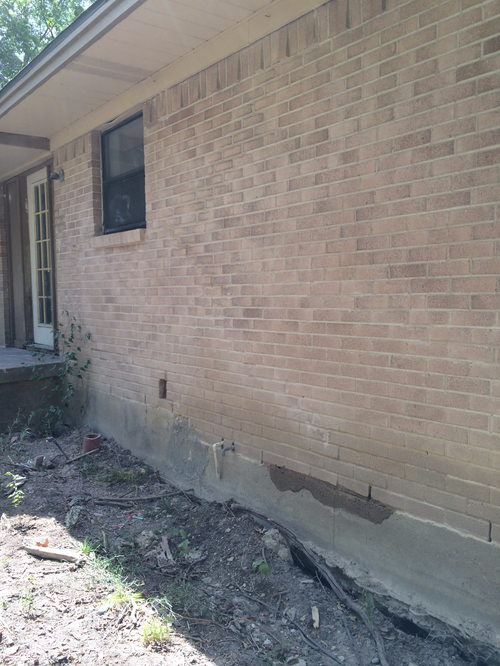 Brick and Mortar Damage After — No More Cracks, Dallas